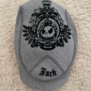 Disney Nightmare Before Christmas Black and Gray Beanie Beret